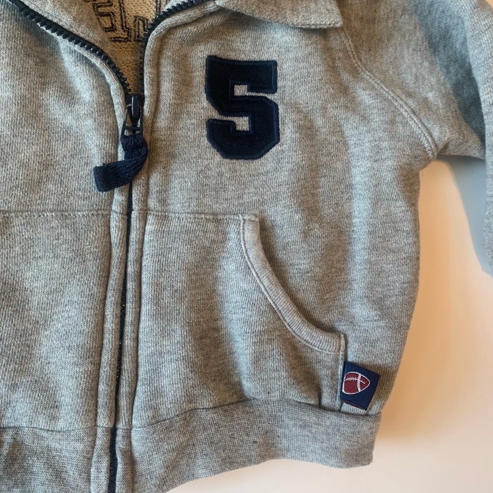 6 months Grey Football Jacket - Picture 3 of 5